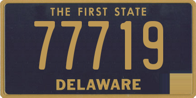 DE license plate 77719