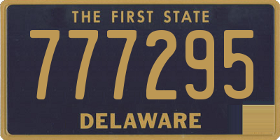 DE license plate 777295