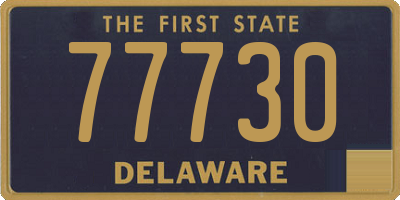 DE license plate 77730