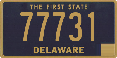 DE license plate 77731