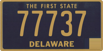 DE license plate 77737