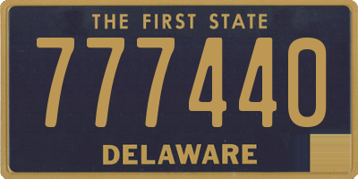 DE license plate 777440