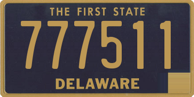 DE license plate 777511