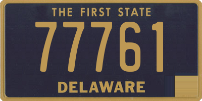 DE license plate 77761