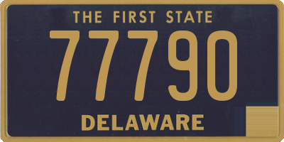 DE license plate 77790
