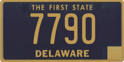 DE license plate 7790