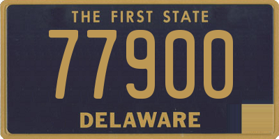 DE license plate 77900