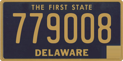 DE license plate 779008