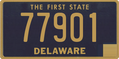 DE license plate 77901