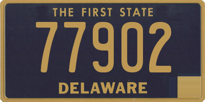 DE license plate 77902