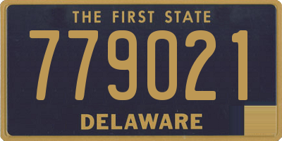 DE license plate 779021