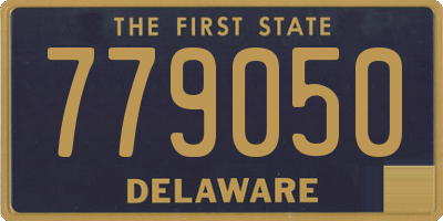 DE license plate 779050