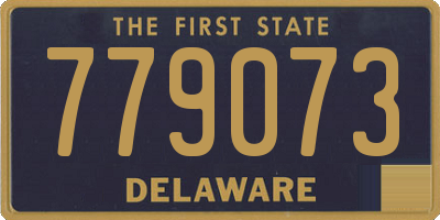 DE license plate 779073