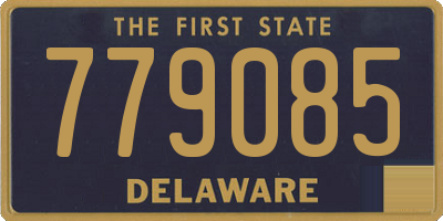 DE license plate 779085
