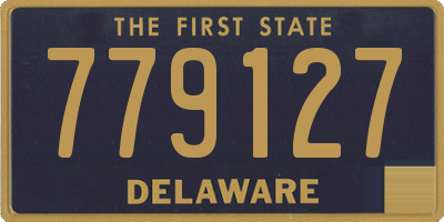 DE license plate 779127
