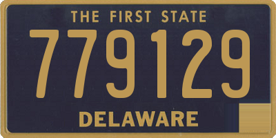 DE license plate 779129