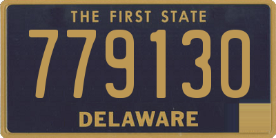DE license plate 779130