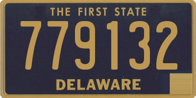 DE license plate 779132