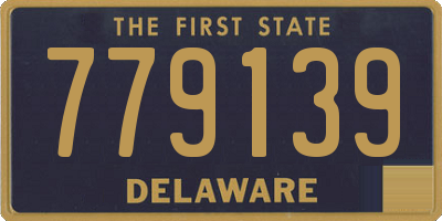 DE license plate 779139