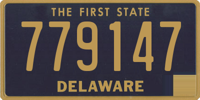 DE license plate 779147