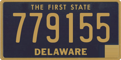DE license plate 779155