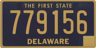 DE license plate 779156