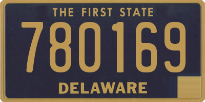 DE license plate 780169