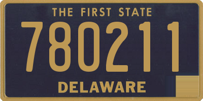 DE license plate 780211