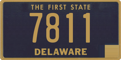 DE license plate 7811