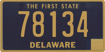 DE license plate 78134
