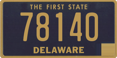 DE license plate 78140
