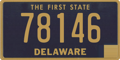 DE license plate 78146