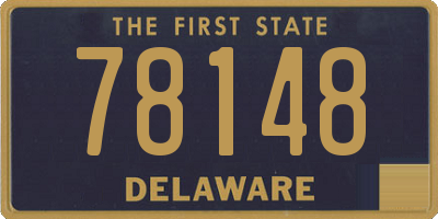 DE license plate 78148