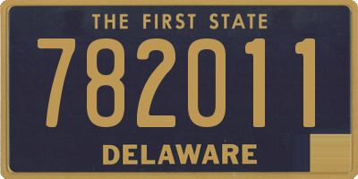 DE license plate 782011