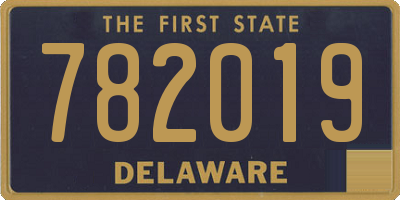 DE license plate 782019