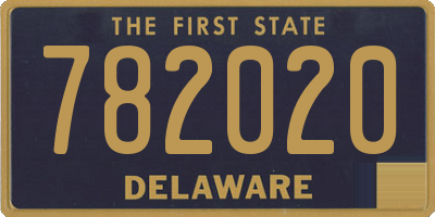 DE license plate 782020