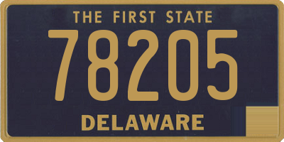 DE license plate 78205