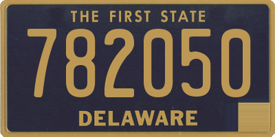 DE license plate 782050