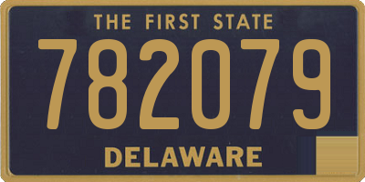 DE license plate 782079