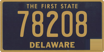 DE license plate 78208