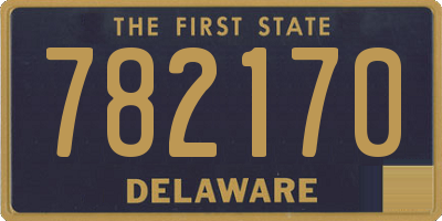 DE license plate 782170