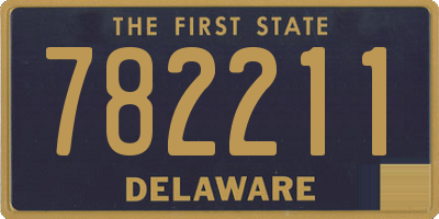 DE license plate 782211