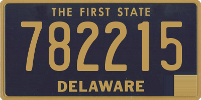 DE license plate 782215