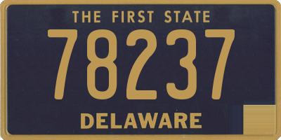 DE license plate 78237
