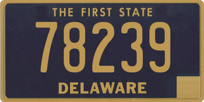 DE license plate 78239