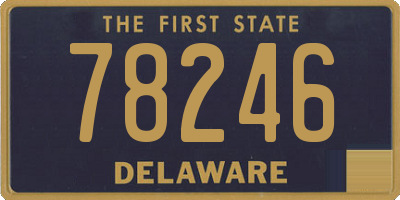 DE license plate 78246