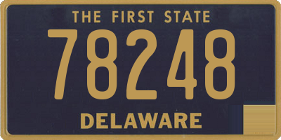 DE license plate 78248