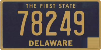 DE license plate 78249