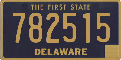 DE license plate 782515