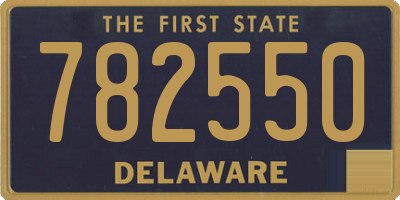 DE license plate 782550